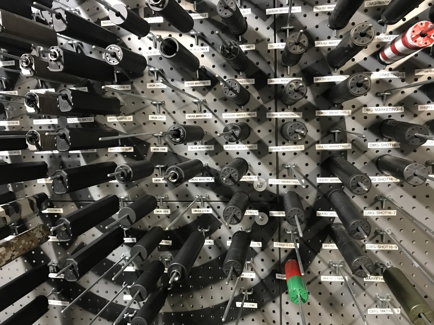 Silencers, silencers and more silencers.