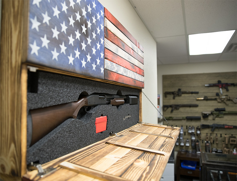 Capitol Armory's SIlencerCo Salvo display.