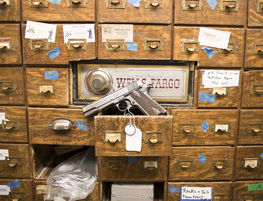 1911 Display at Gallenson's.