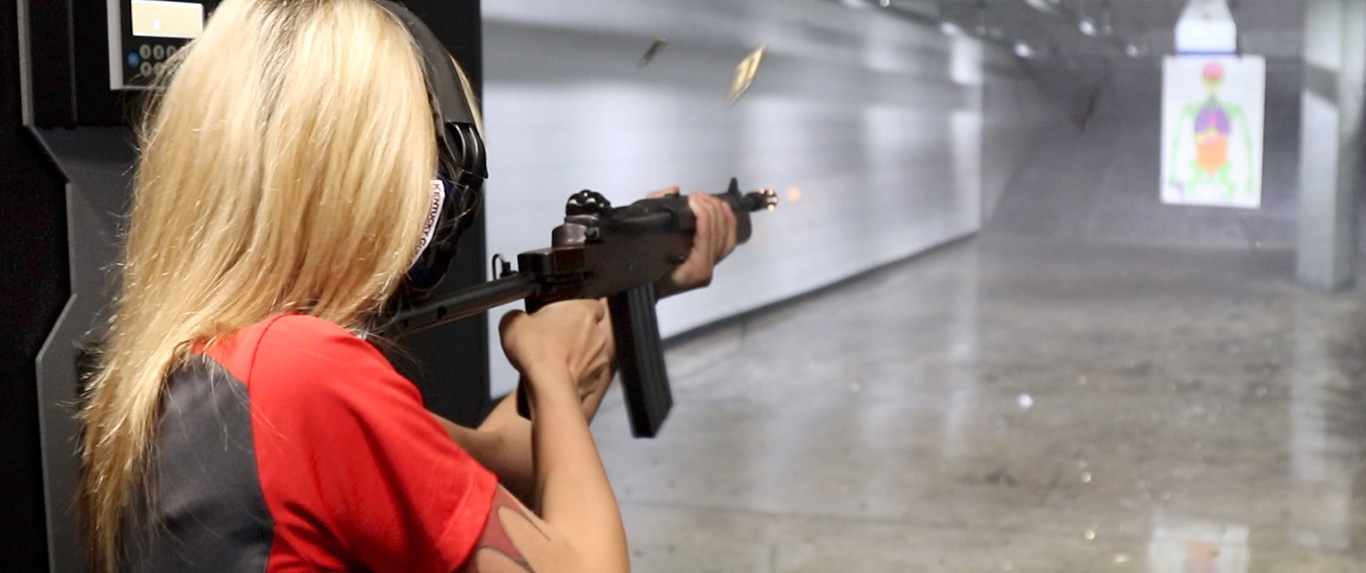 The Ruger AC556, select fire mini 14.