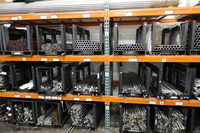 Tube and bar stock after cutting to length for metalworking machinery