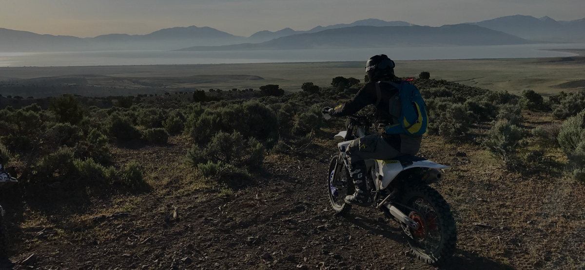 Jonathon Shults dirt biking