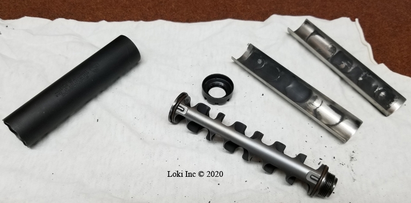 Fired Sparrow 22 core and halfpipes treated with Weld-Kleen after wipe down