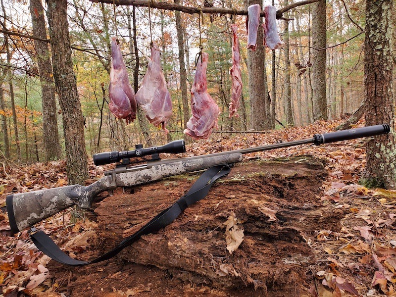 Mossberg Patriot Predator w SilencerCo Harvester