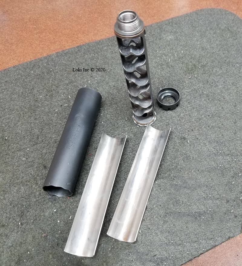 Sparrow 22 with anti-seize after tumbling with stainless steel pins