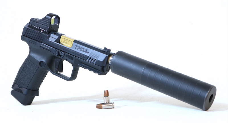Canik T9 Elite Combat with SilencerCo Omega 45k