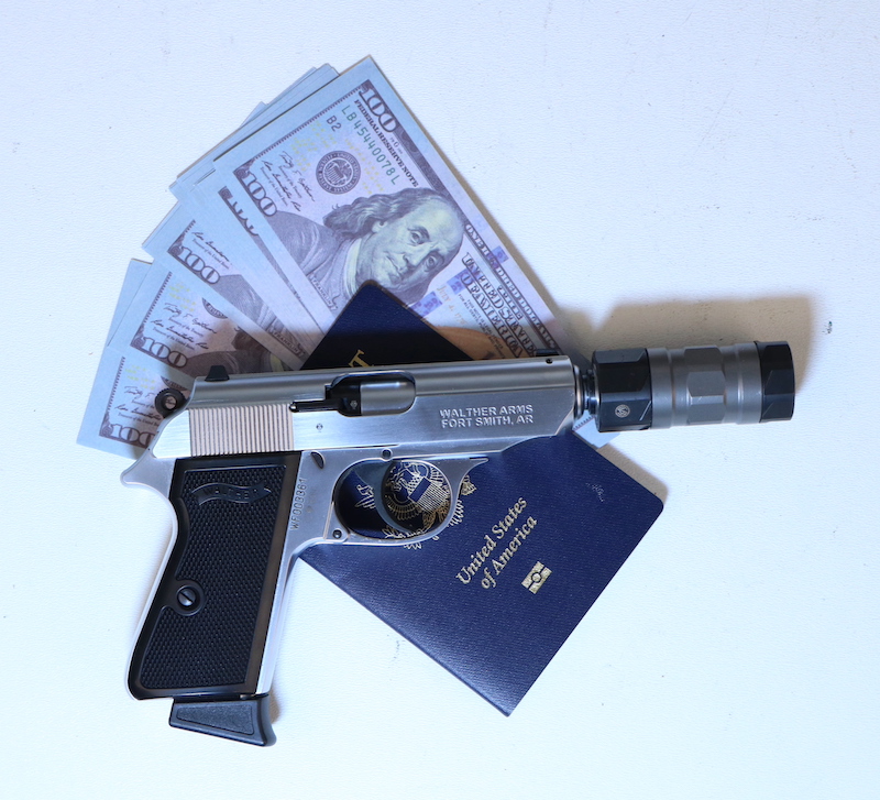 Walther PPK/s SilencerCo Switchback Short version