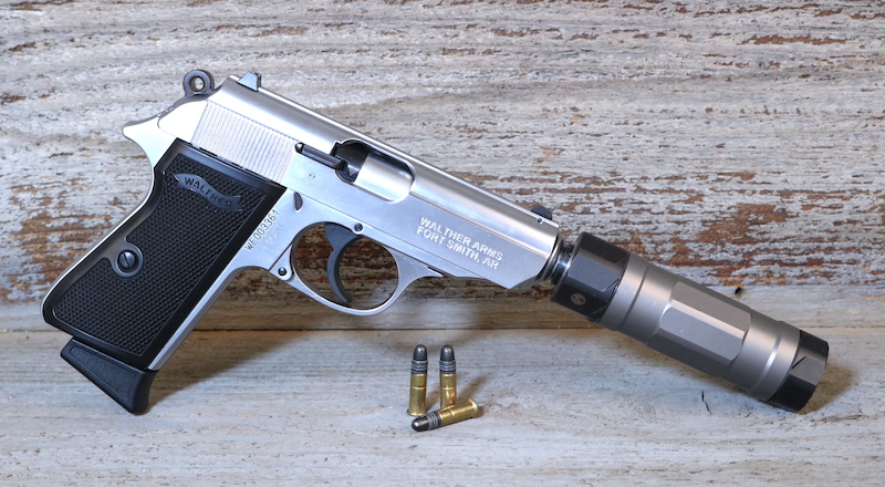Walther PPK/s SilencerCo Switchback Medium