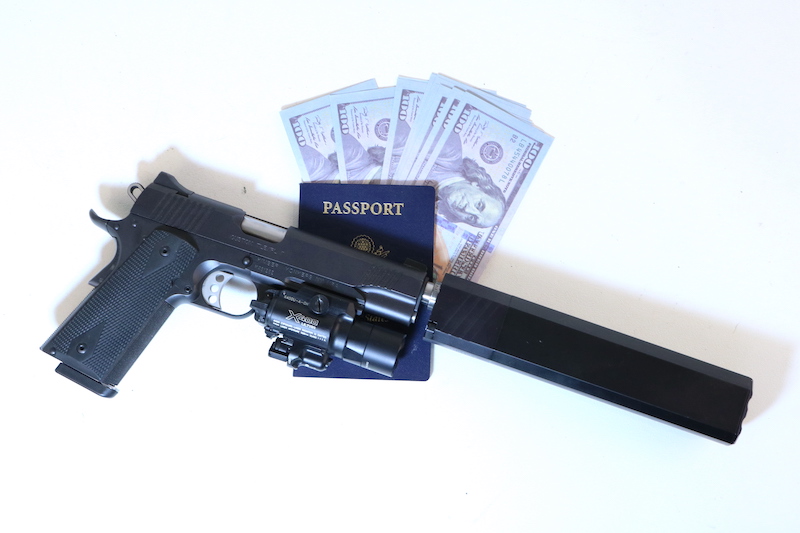 SilencerCo Osprey 45 with passport