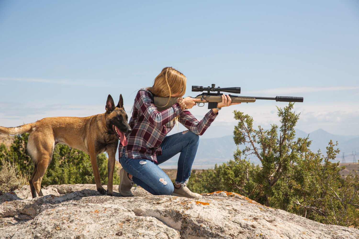 "The Ruger American with a Omega 36M. "