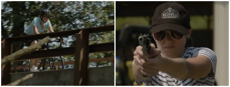 Genevieve Jones, firearms instructor and bicyclist