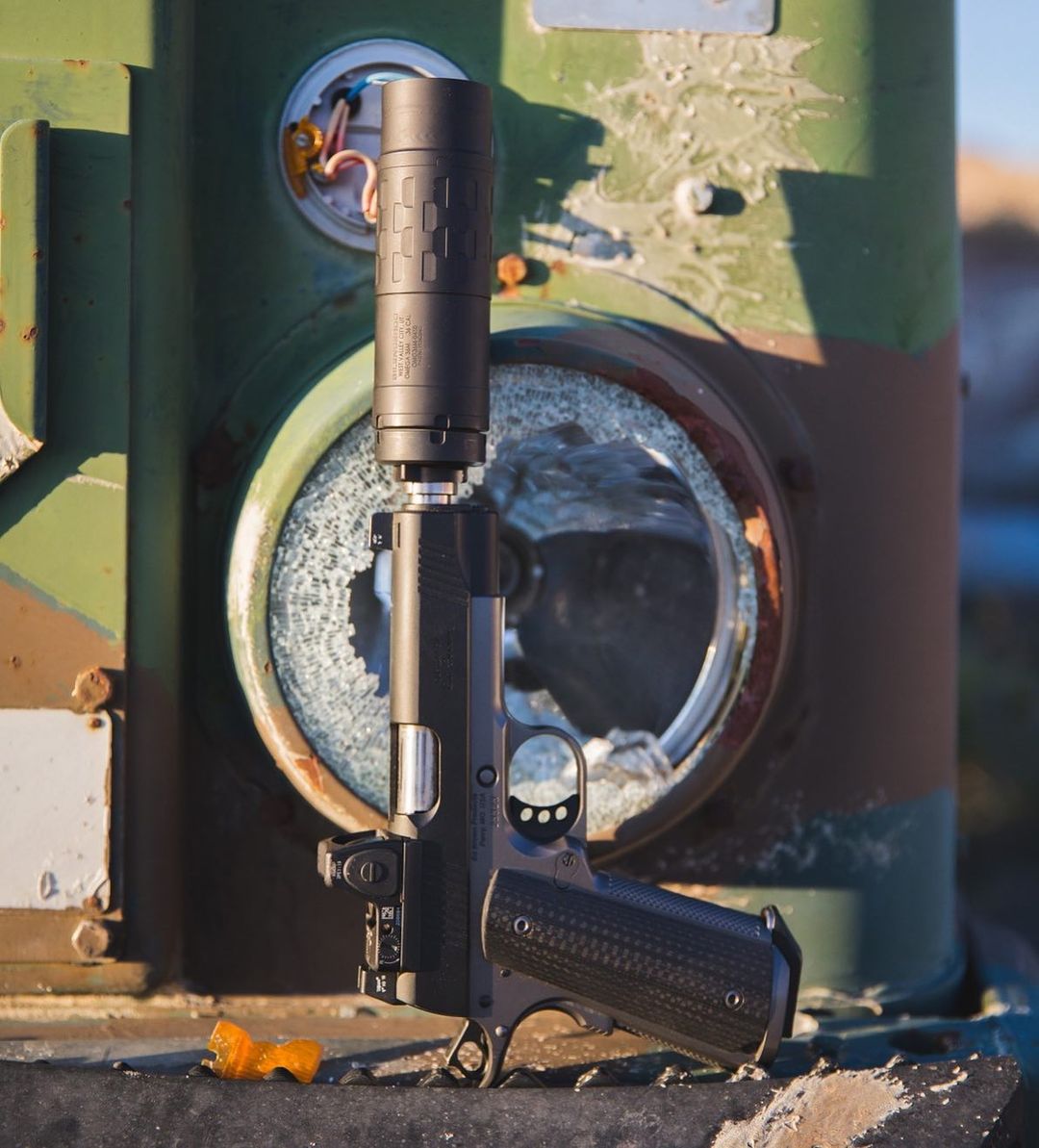 The new Omega 36M in short configuration on a 9mm 1911