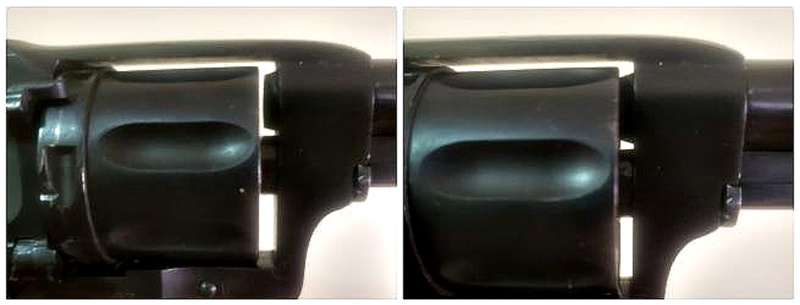 Nagant M1895 revolver, no cylinder gap