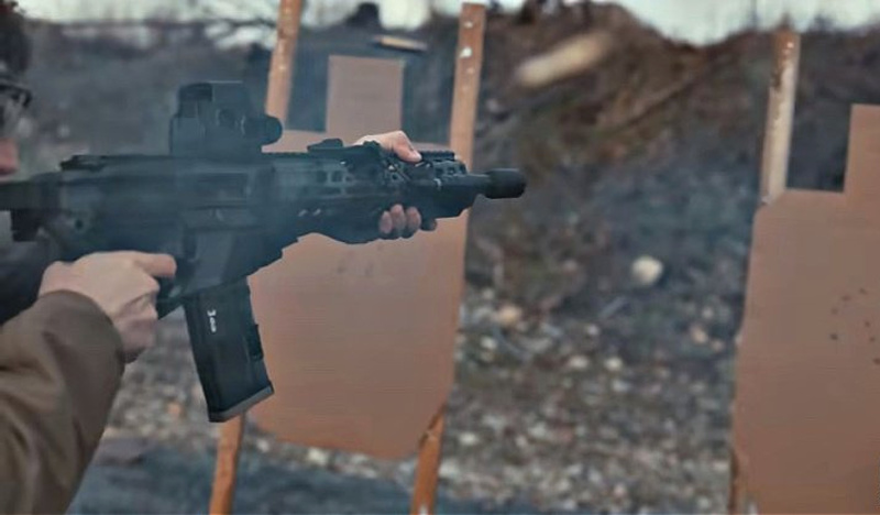 Sig MCX Rattler at the range