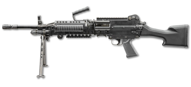 FN MK48 left profile
