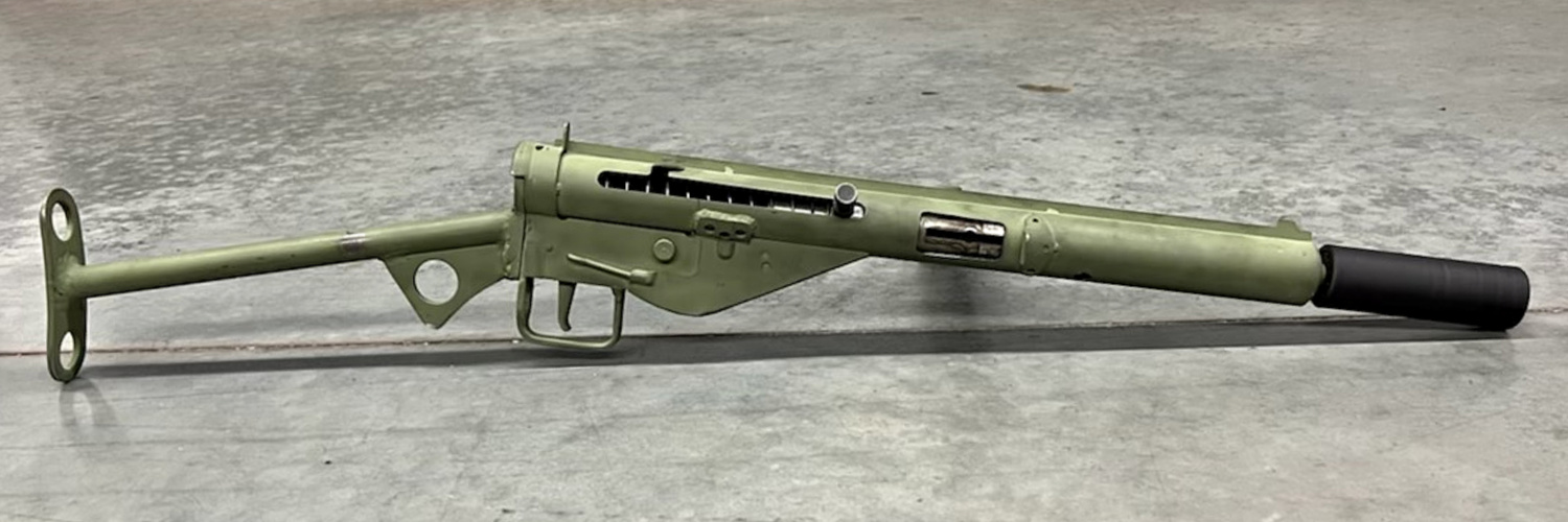 STEN with SilencerCo Omega 9K suppressor