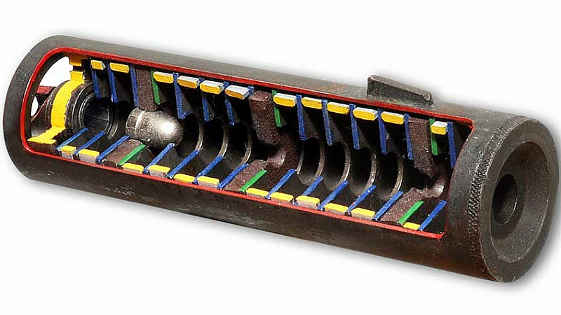 Welrod suppressor cutaway