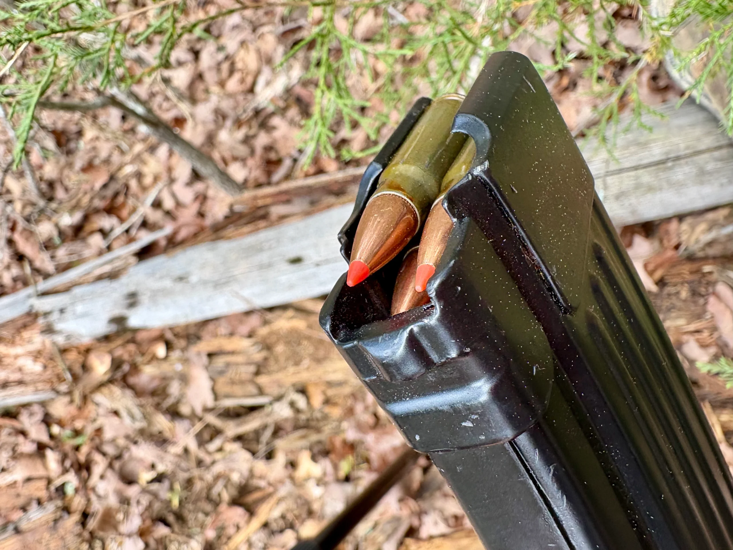 Hornady SST 7.62x39 ammo in AK magazine