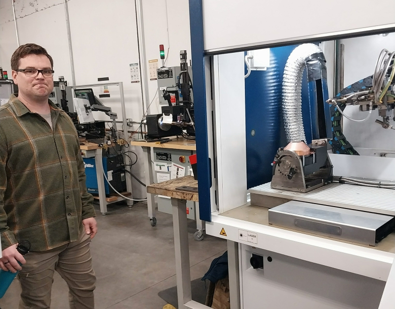 SilencerCo Founder and CEO Jonathan Shults inside the SilencerCo facility.
