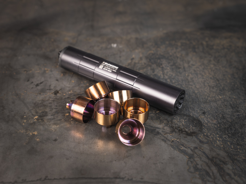 How do suppressors work? SilencerCo Octane suppressor baffles removed
