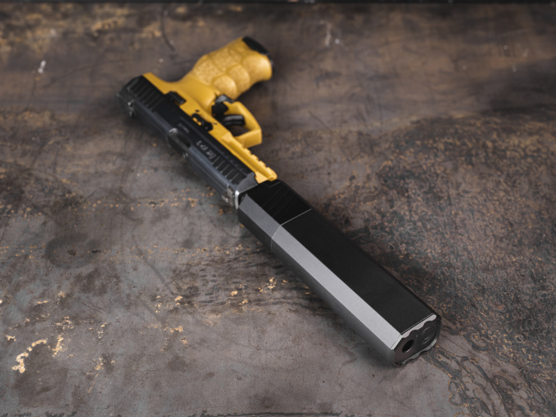 VP9 with SilencerCo Osprey 2.0 attached