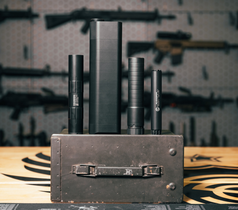 SilencerCo silencer types: shotgun, handgun, rifle, and rimfire