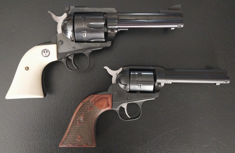 Ruger Blackhawk and Ruger Wrangler revolvers