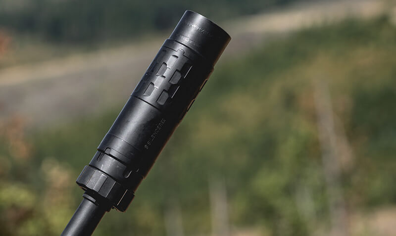 SilencerCo Omega 36M, a modular multicaliber suppressor