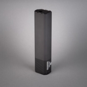 silencerco osprey 9 suppressor on a grey background