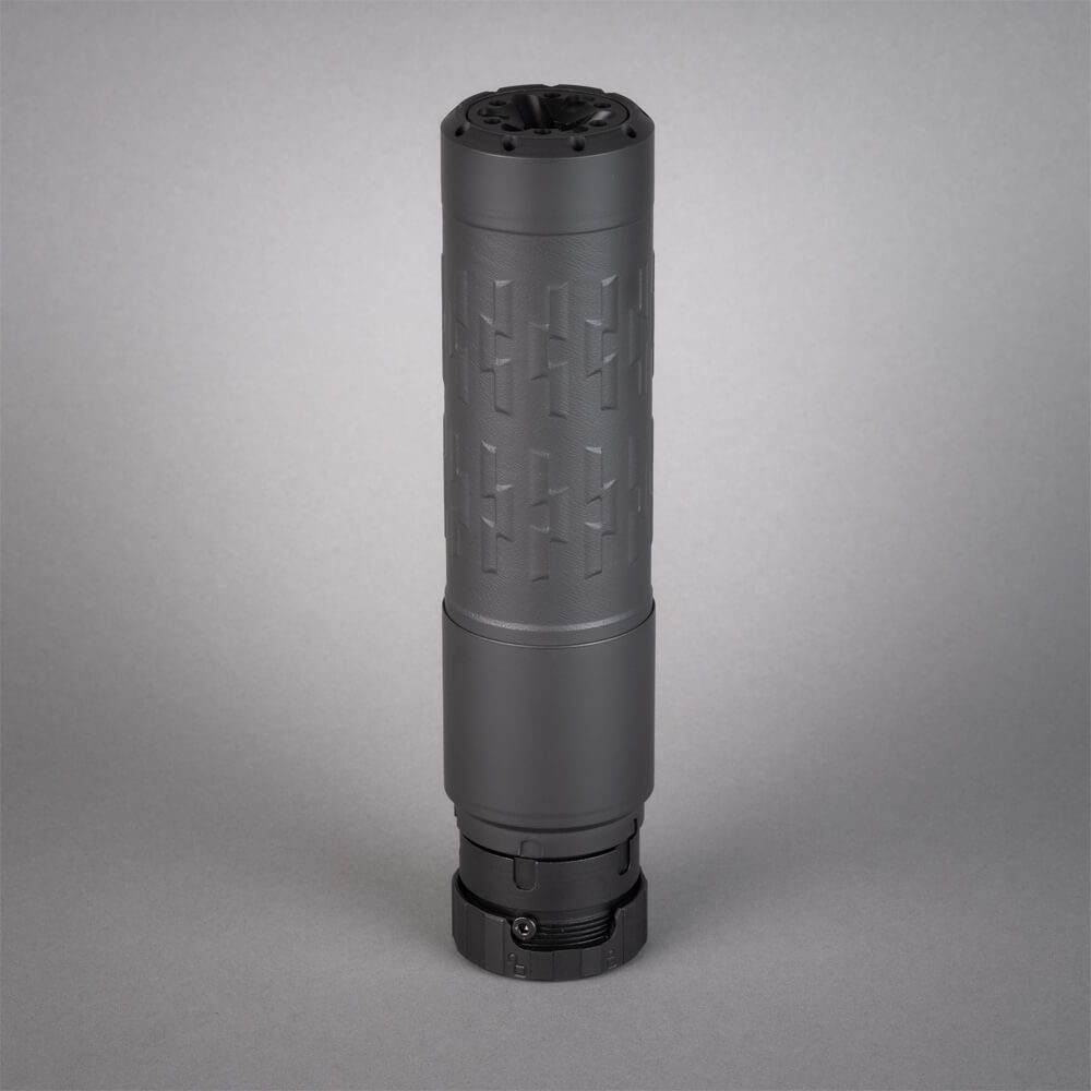 silencerco velos lbp 762 suppressor on a grey background