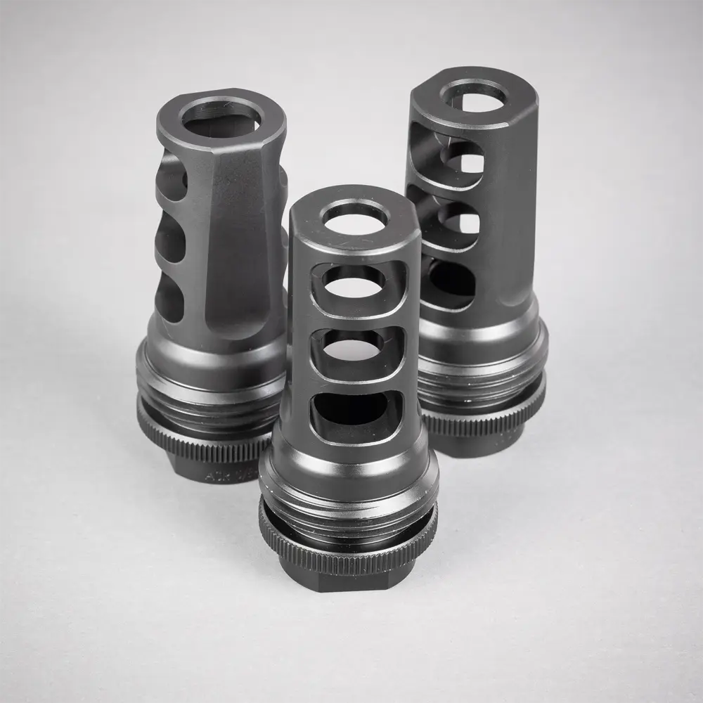 three silencerco muzzle brakes
