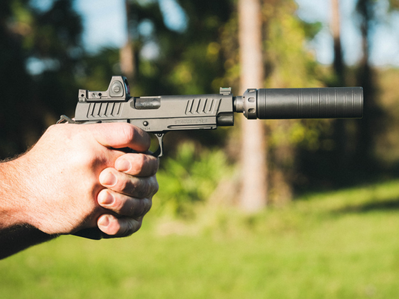 SilencerCo Spectre 9 titanium suppressor