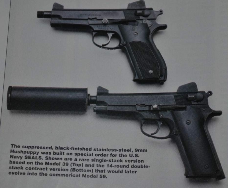 military suppressors - The Navy SEAL Hush Puppy. (Smith & Wesson forum)
