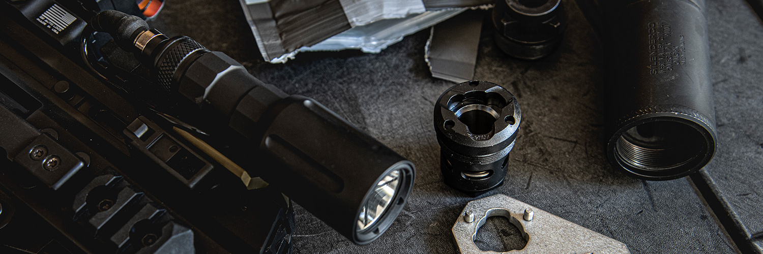Silencerco - weaponlight, suppressor mount and tool, suppressor