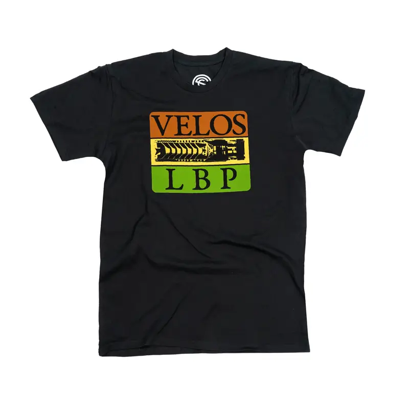 SilencerCo black Velos LBP Tee on white background