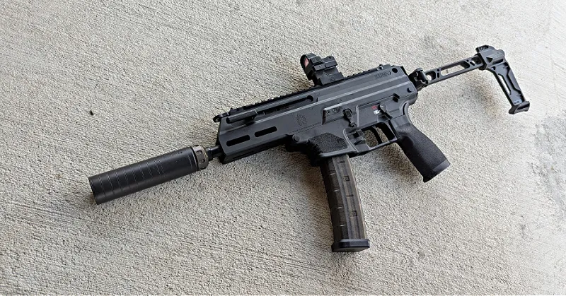 Springfield Kuna suppressed with SilencerCo Spectre 9